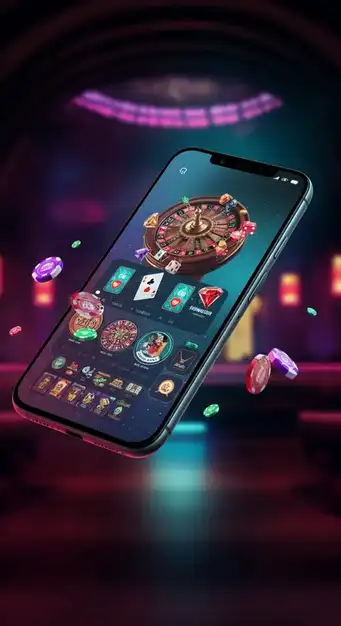 Interface moderne et conviviale d'Europe Fortune Casino affichant une sélection de machines à sous populaires et des options de menu pour une navigation intuitive.